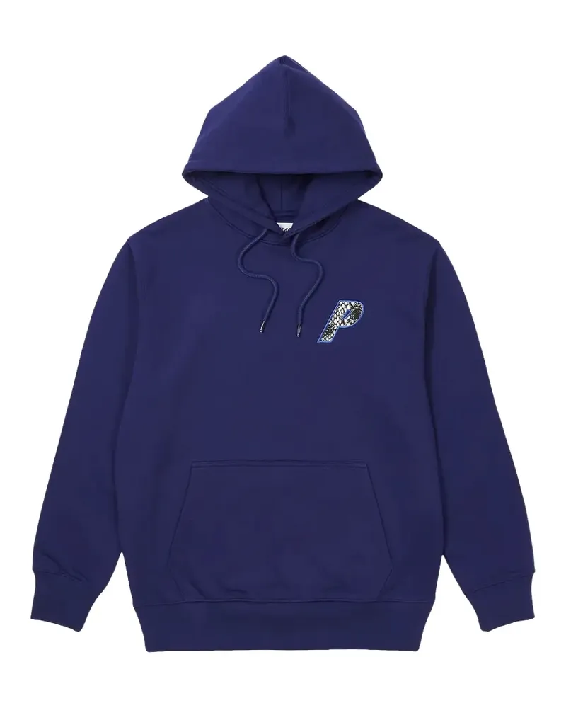 PALACE P-3 Snake applique hoodie - Blau Blau
