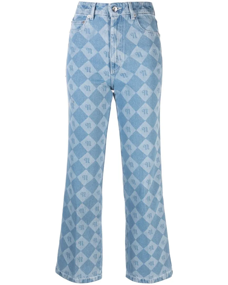 Nanushka Ausgestellte Zoey Jeans - Blau Blau