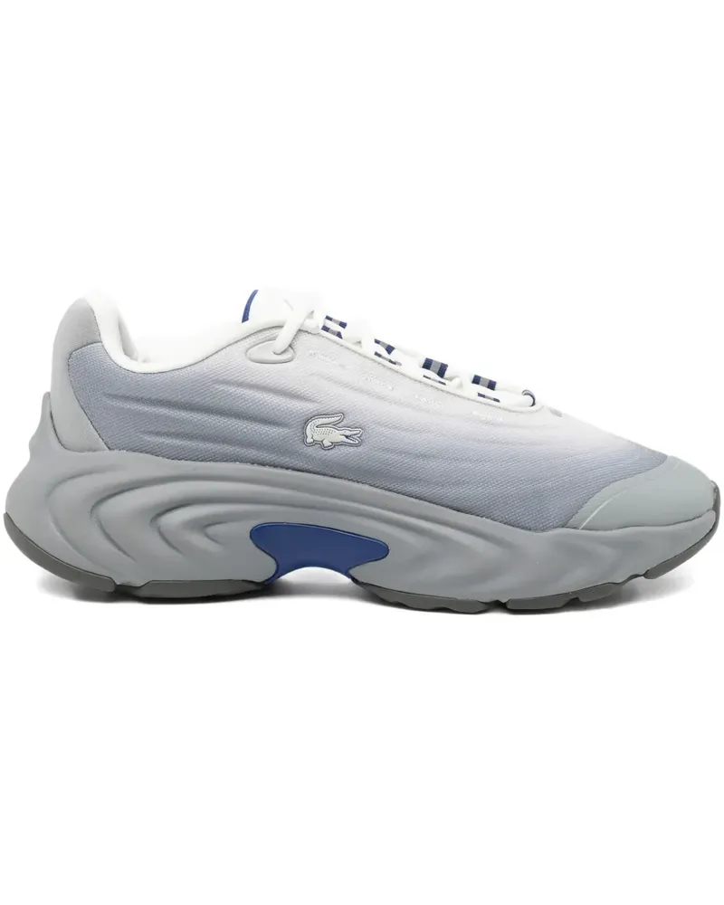 Lacoste Sneakers mit Logo-Stickerei - Grau Grau