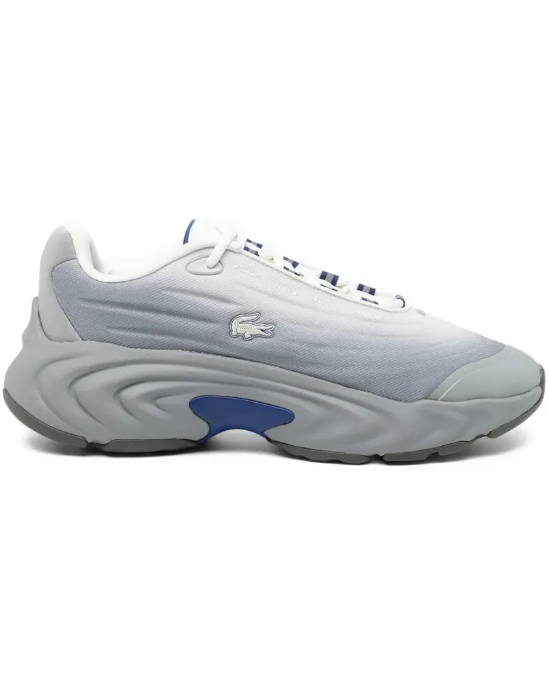 Lacoste Sneakers mit Logo-Stickerei - Grau Grau