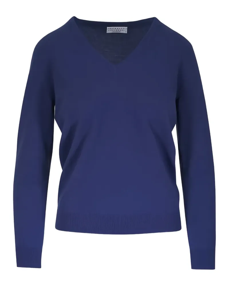 Brunello Cucinelli V-neck T-shirt - Blau Blau
