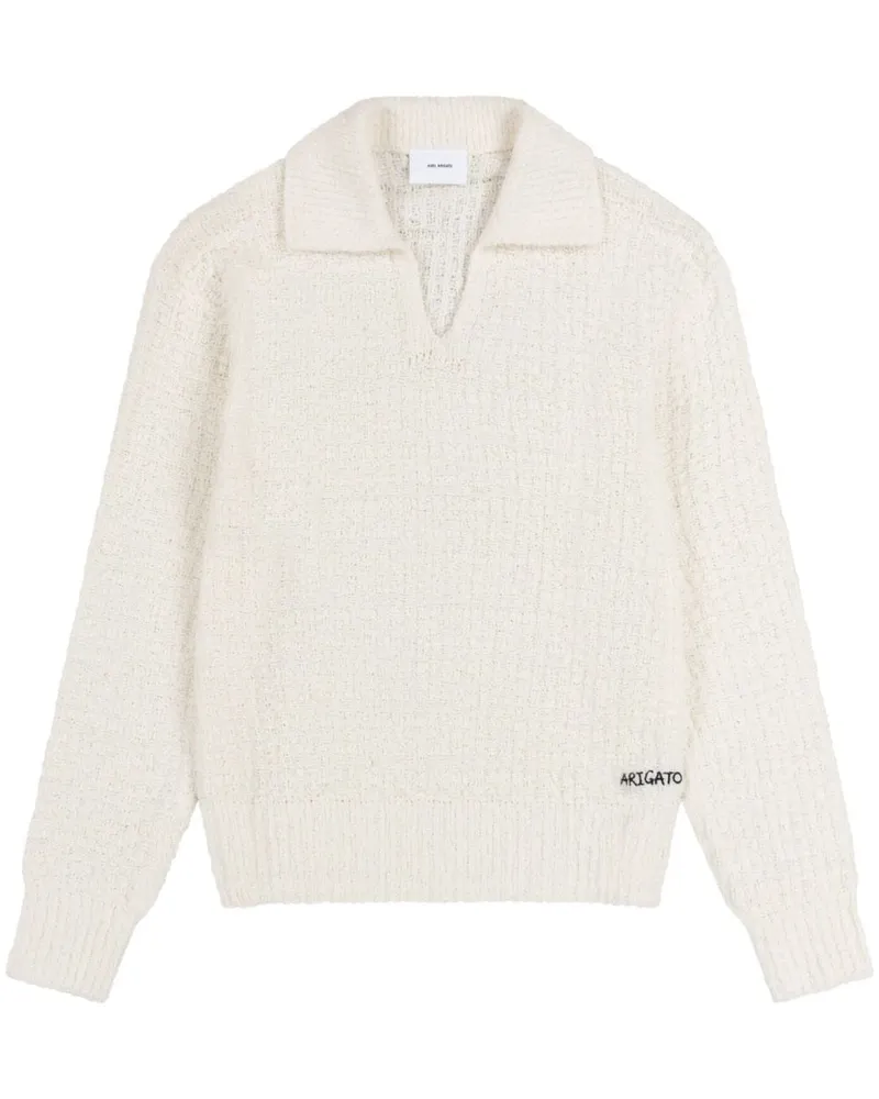 Axel Arigato Scale Polo-Pullover - Nude Nude