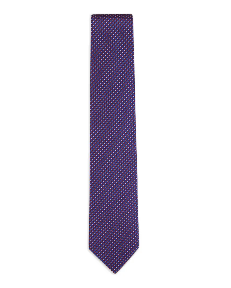 Eton patterned tie - Blau Blau