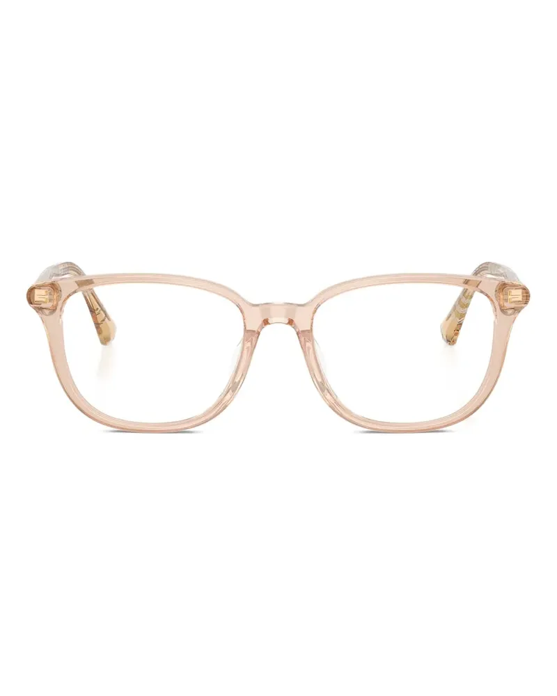 Burberry Brille aus Acetat mit eckigem Gestell - Rosa Rosa