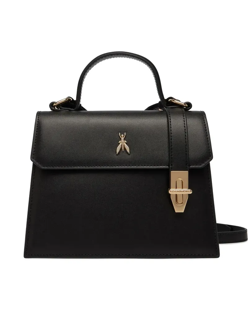 Patrizia Pepe leather tote bag - Schwarz Schwarz