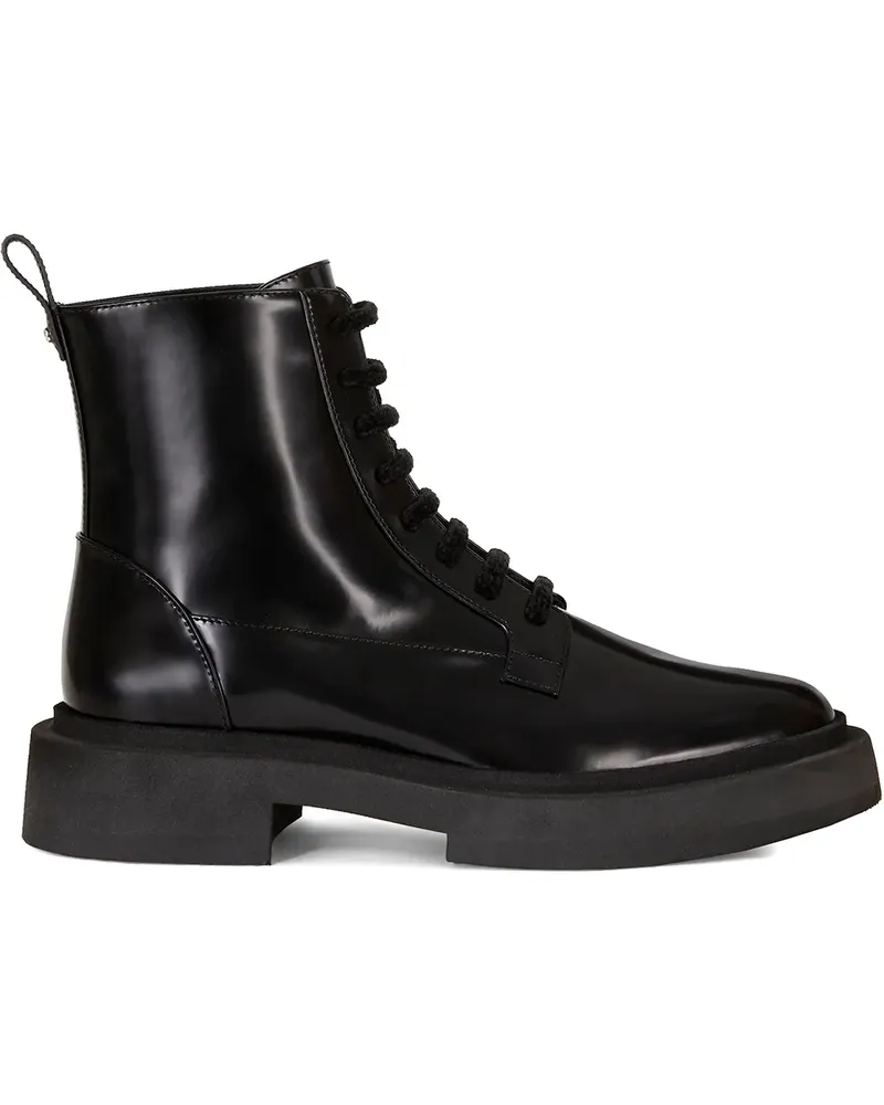 Giuseppe Zanotti Bikerstiefel mit Schnürung - Schwarz Schwarz