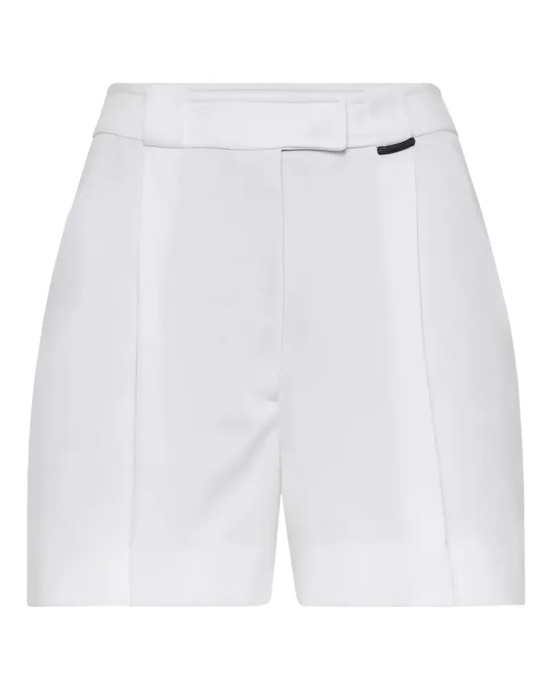 Brunello Cucinelli tailored cotton shorts - Weiß Weiß