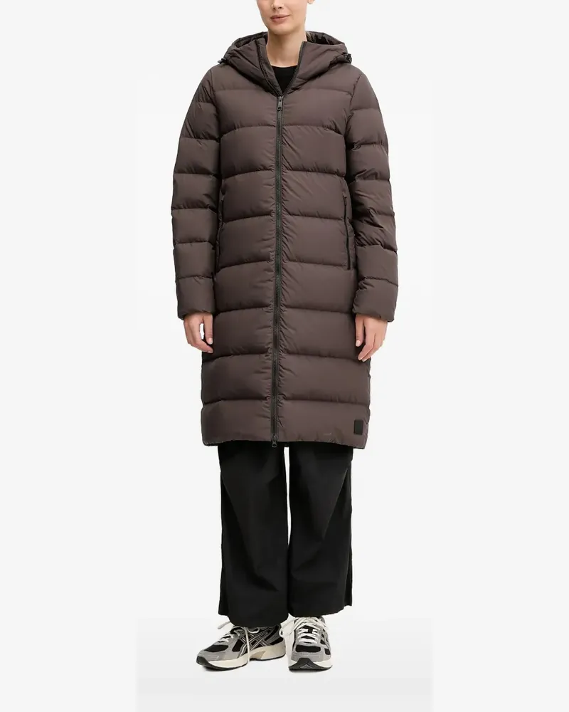 Jack Wolfskin Frozen Palace hooded padded coat - Braun Braun