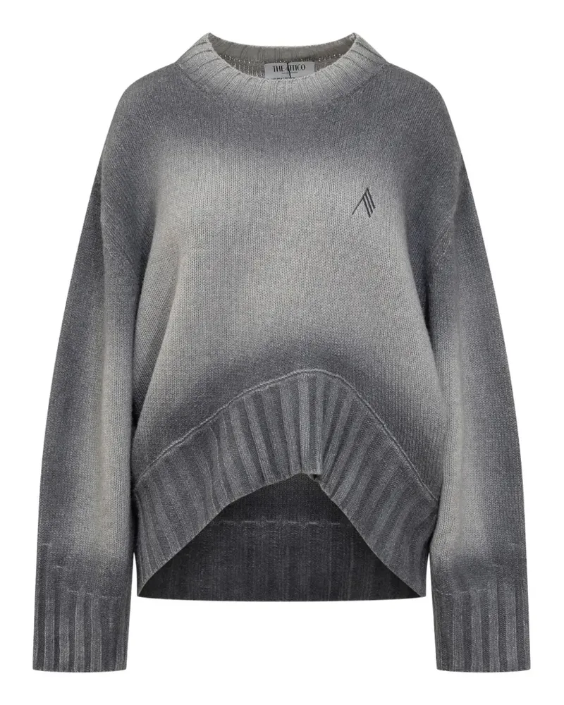 ATTICO dip-dye knit sweater - Grau Grau