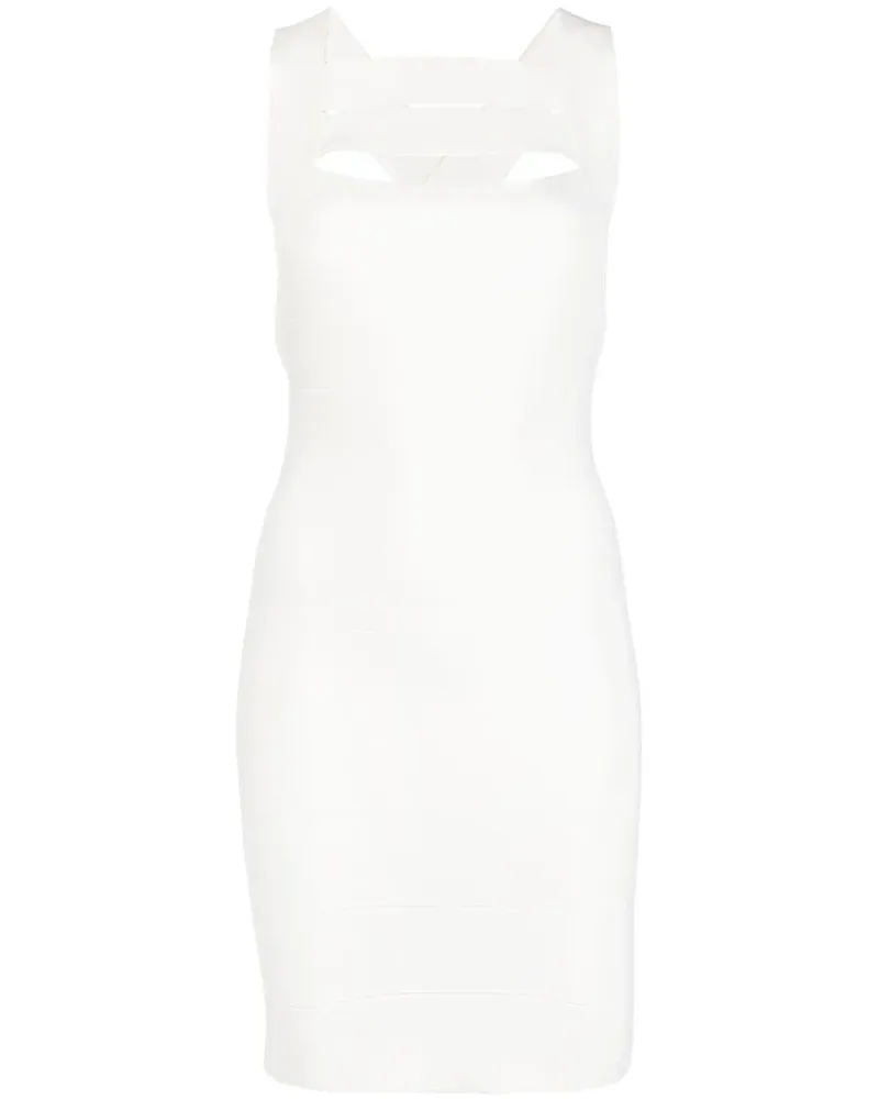 Hervé Léger Icon Minikleid - Weiß Weiß