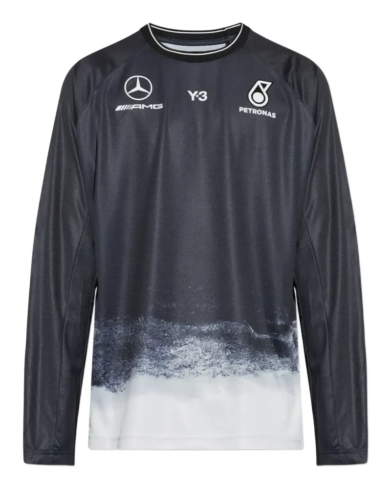 Y-3 x Mercedes Petronas Formula 1 Team Mechanics T-shirt - Schwarz Schwarz