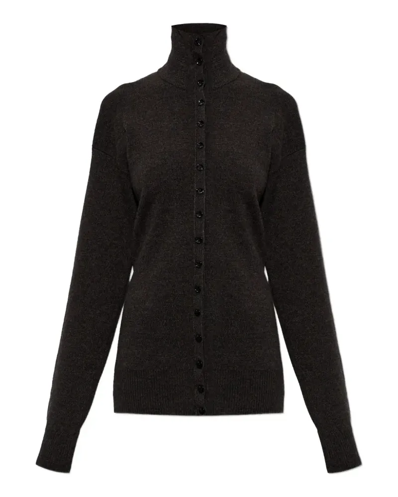 Christophe Lemaire button-up wool cardigan - Braun Braun