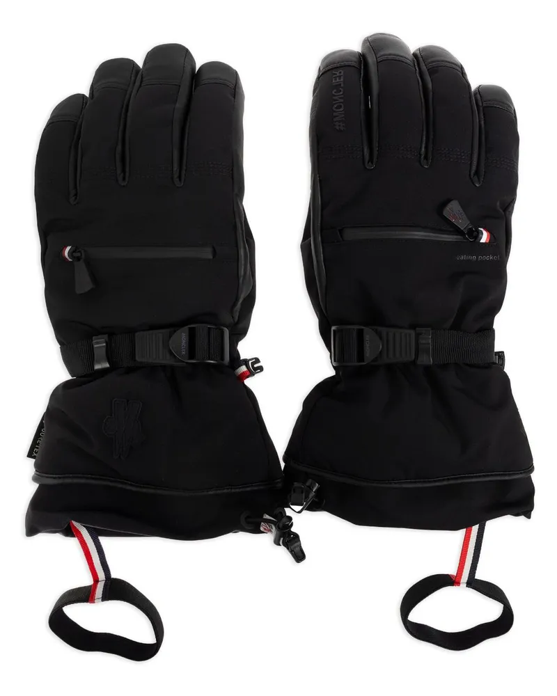 Moncler Wattierte Handschuhe - Schwarz Schwarz