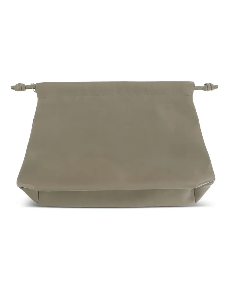 FRANKIE Shop Clutch mit Kordelzug - Grün Grün