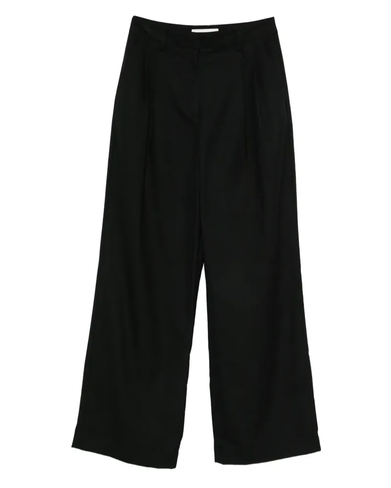Dunst pleated trousers - Schwarz Schwarz