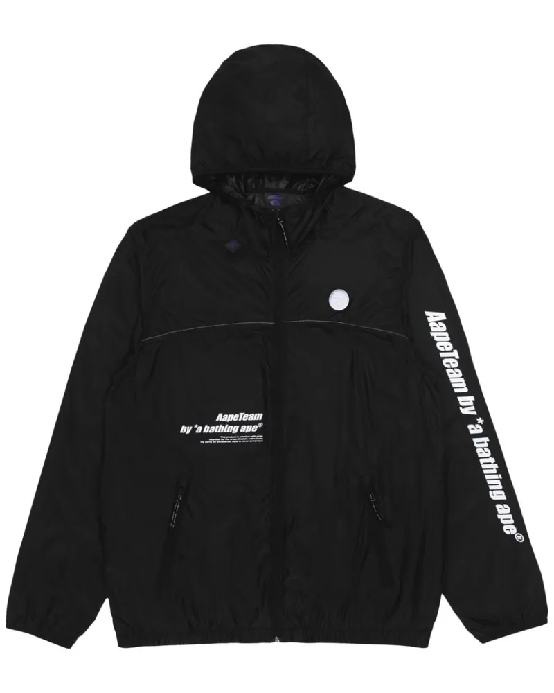 BAPE Moonface Kapuzenjacke Schwarz