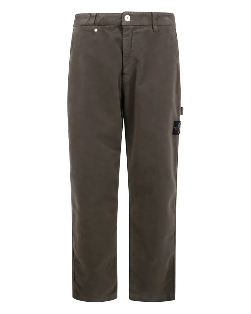 Stone Island Hose mit aufgesetzten Taschen - Grün Grün