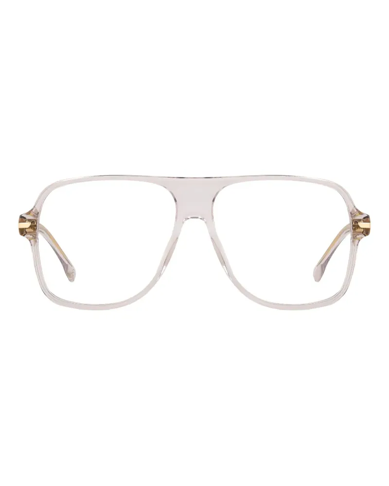 Victoria Beckham pilot-frame glasses - Grau Grau
