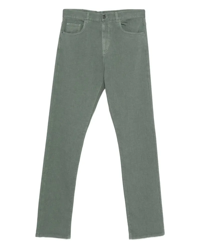 Canali Five-Pocket-Hose - Grün Grün