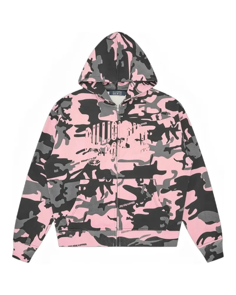 Billionaire Boys Club camouflage-print zip-up hoodie - Rosa Rosa