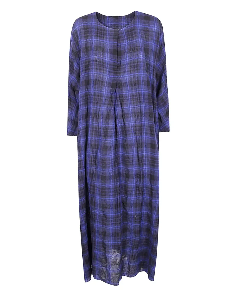 Daniela Gregis Kleid mit Schottenkaromuster - Blau Blau