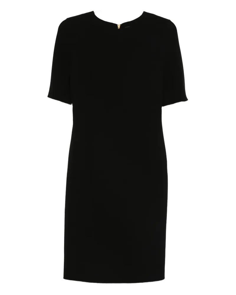 Giorgio Armani Midikleid mit Reißverschluss - Schwarz Schwarz