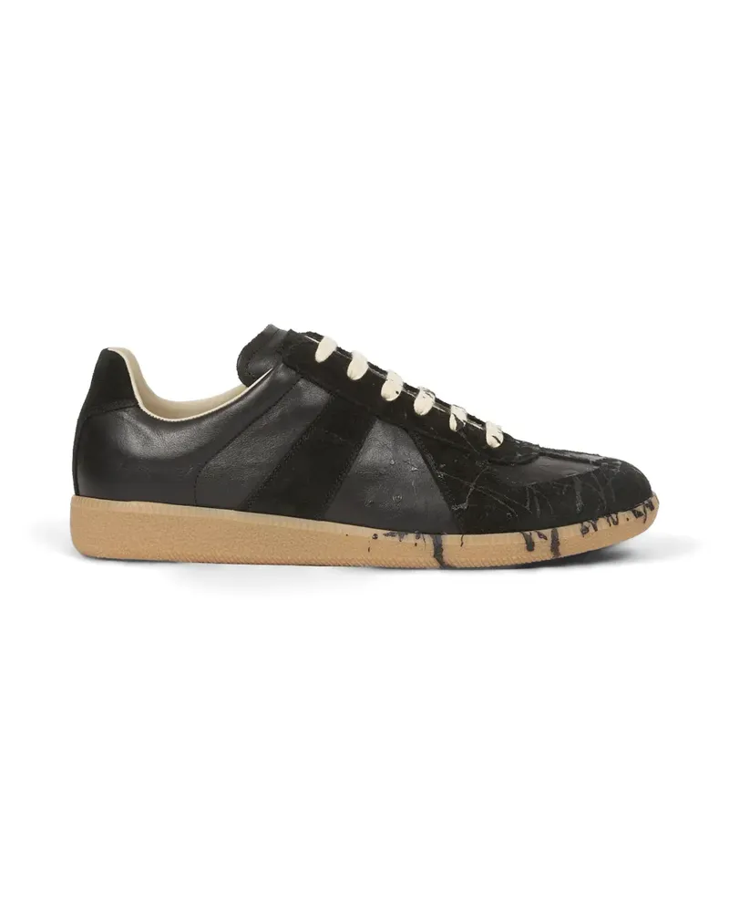 Maison Margiela Replica paint-splatter sneakers - Schwarz Schwarz