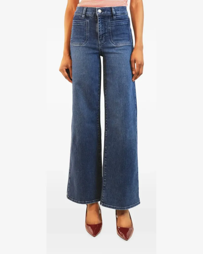 Frame Denim Le Slim patch-pocket jeans - Blau Blau