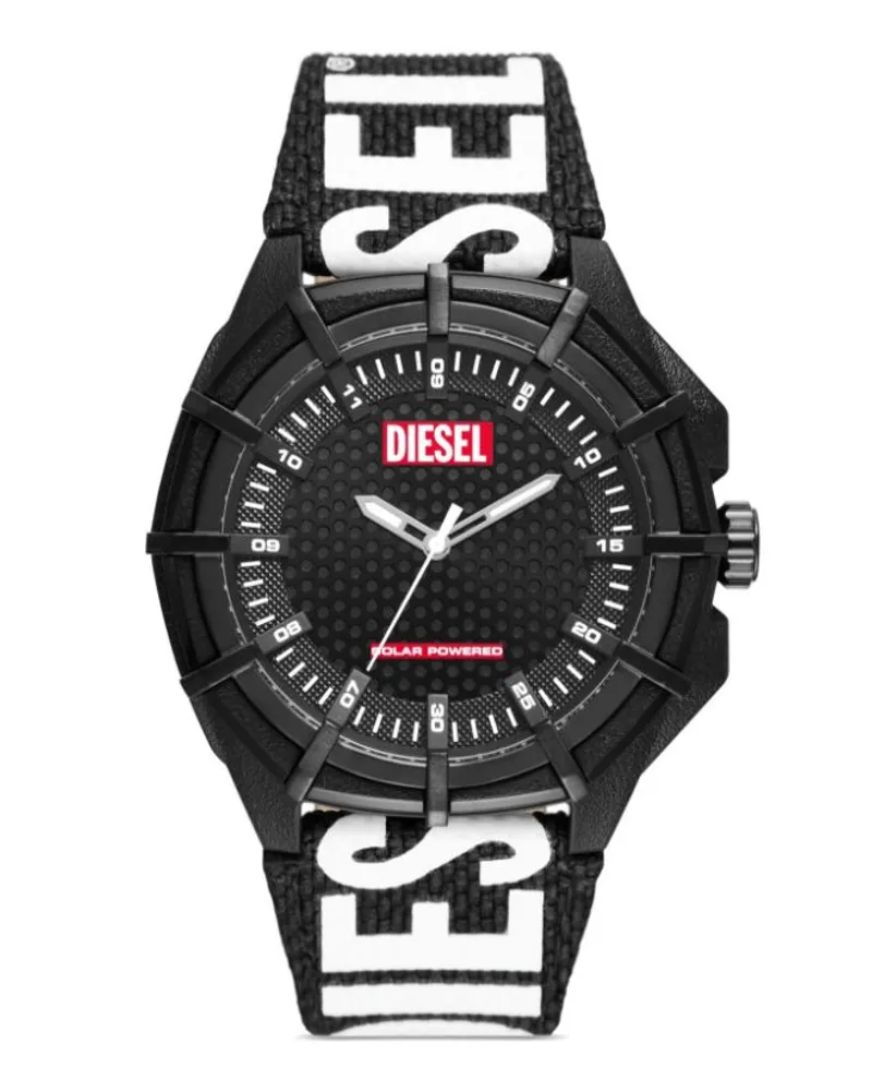 Diesel Dz4654 Logo-Print 50mm - Schwarz Schwarz