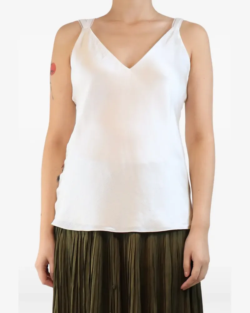 Roksanda Ilincic cross-back top - Weiß Weiß