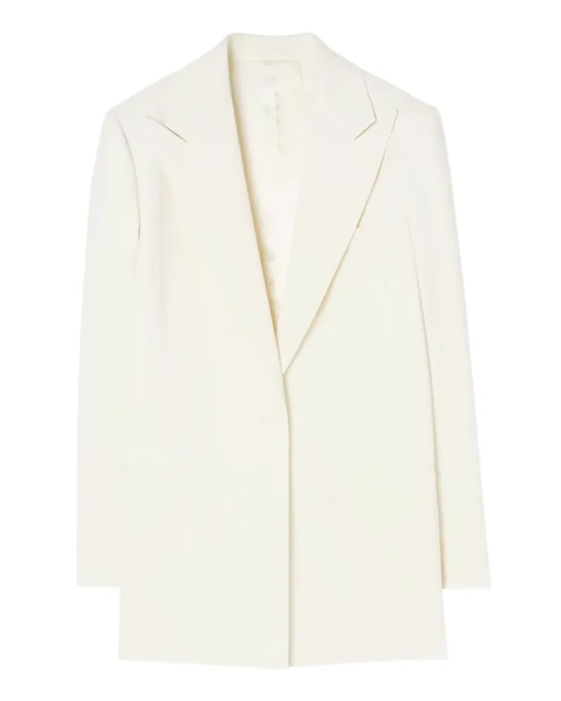 Burberry pinstriped wool tailored jacket - Weiß Weiß
