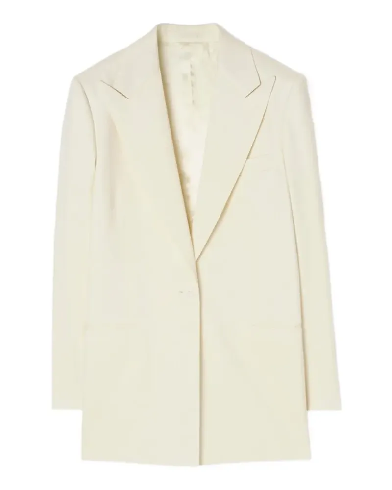 Burberry Jacke mit Nadelstreifen - Weiß Weiß