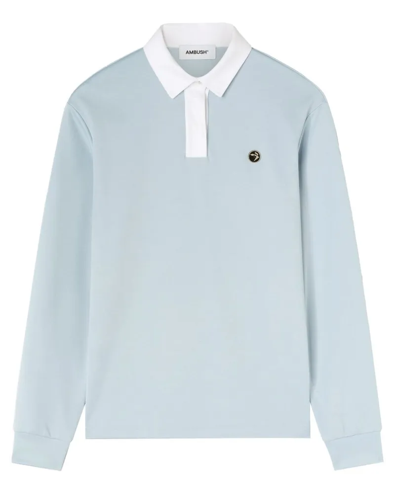 AMBUSH Sweatshirt mit Polokragen - Blau Blau