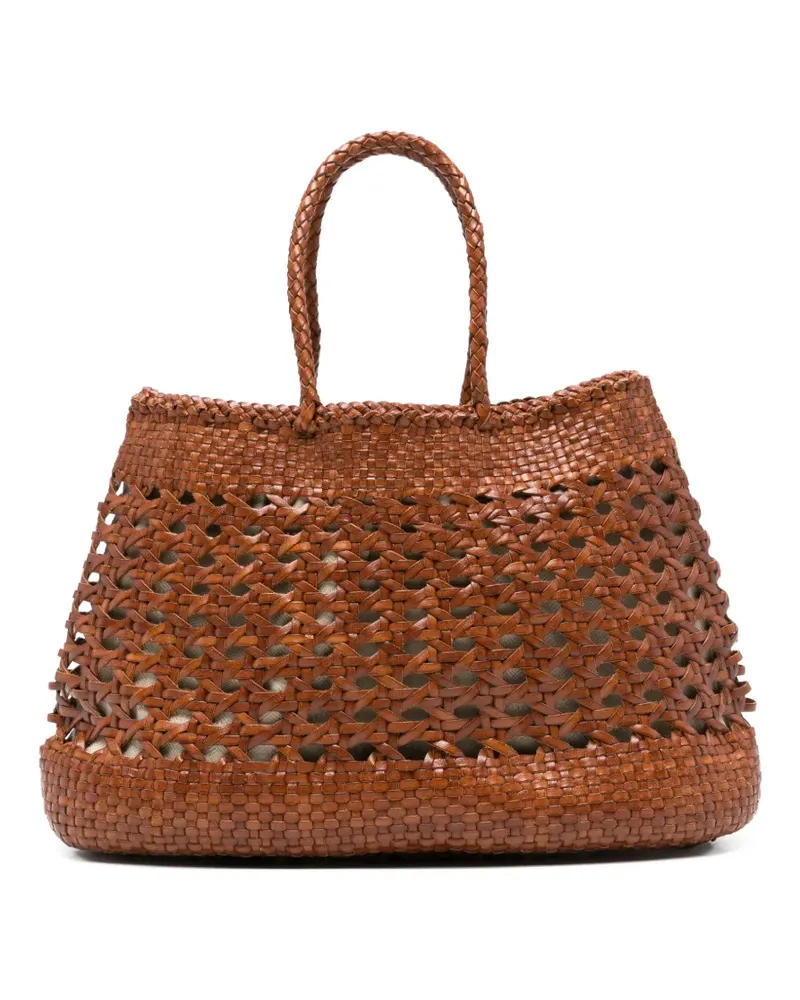 Dragon Diffusion Handtasche mit geflochtenem Henkel - Braun Braun