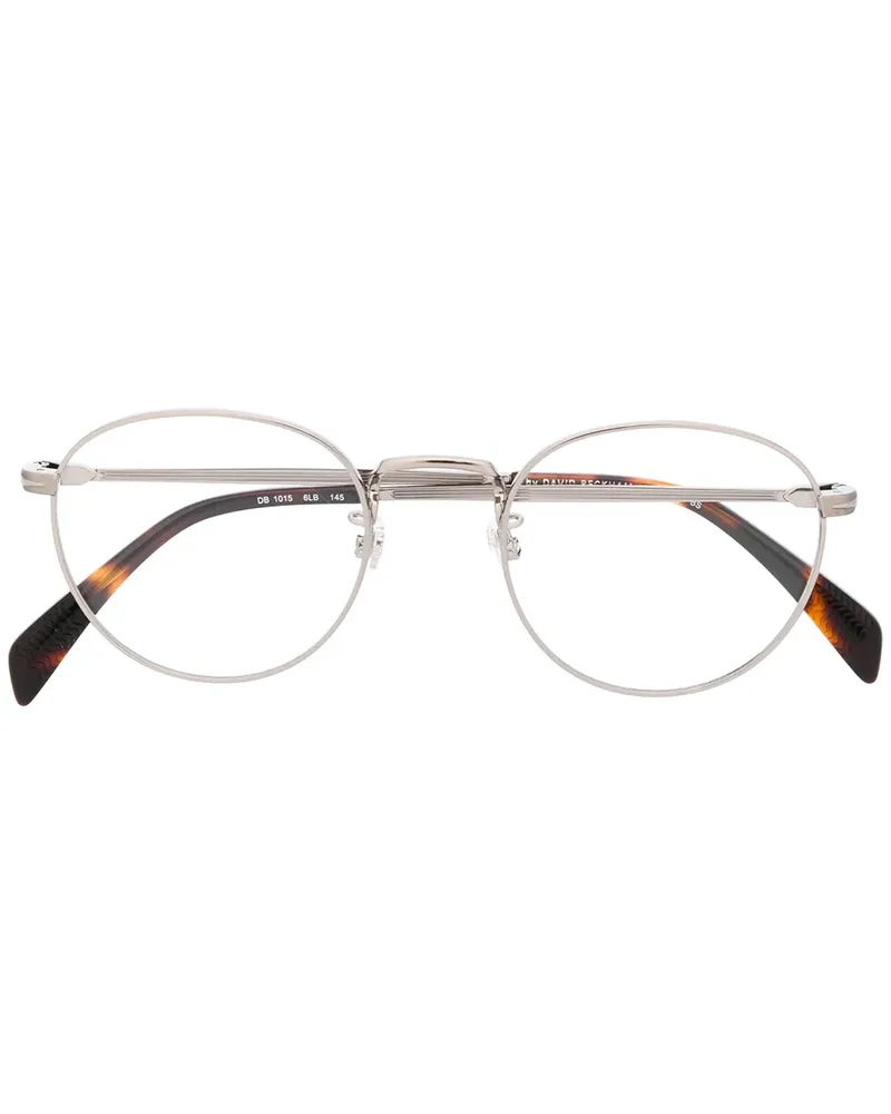 EYEWEAR by DAVID BECKHAM Brille mit dickem Gestell - Silber Silber