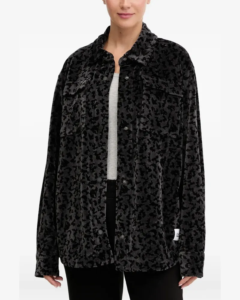 EA7 chest-pocket shirt - Grau Grau