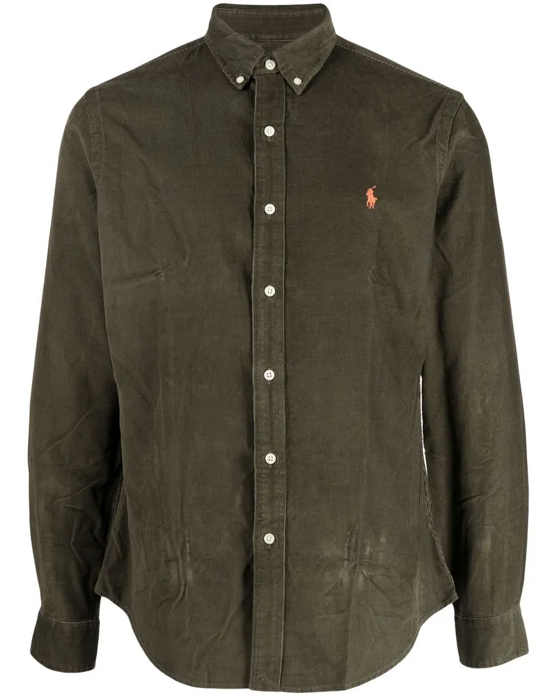 Ralph Lauren Hemd mit Logo-Stickerei - Grün Grün