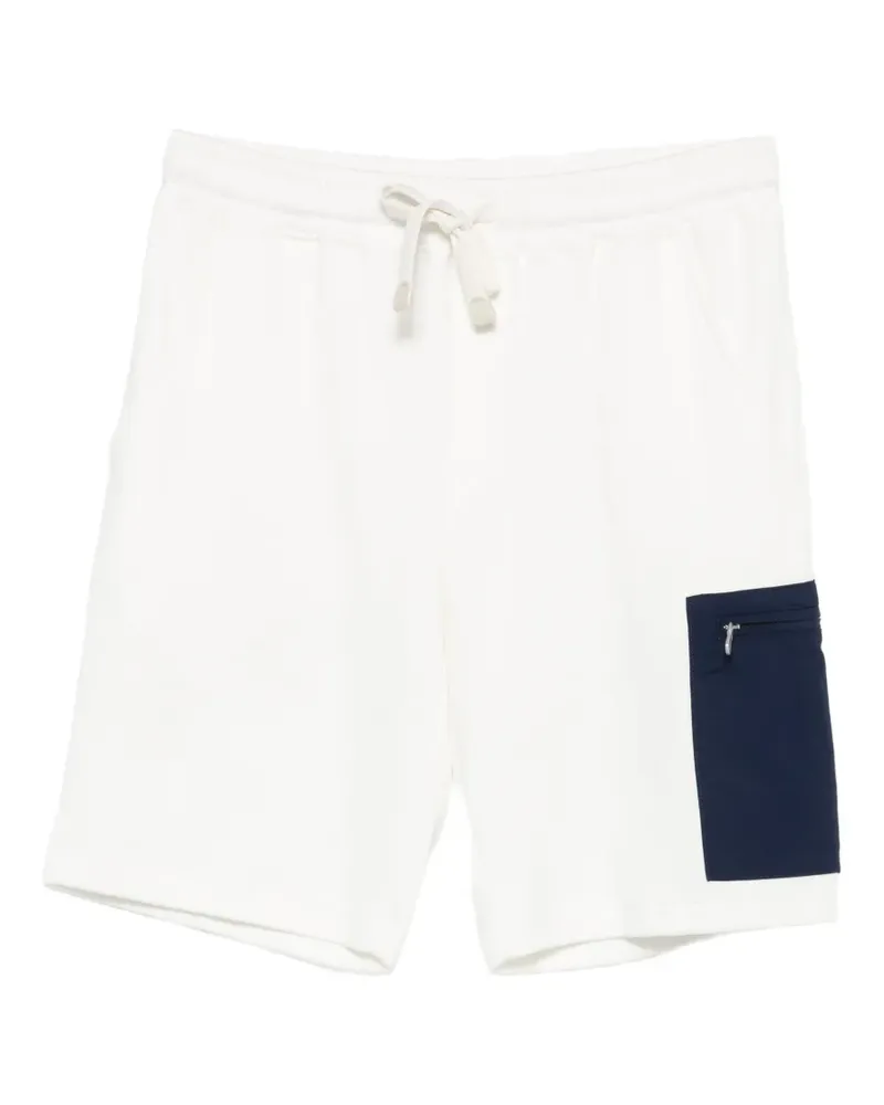 Eleventy Klassische Cargo-Shorts - Weiß Weiß