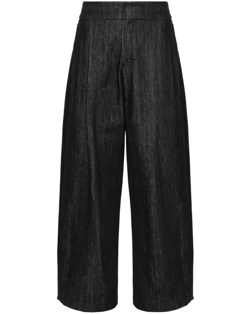 Max Mara Athos High-Rise-Jeans Schwarz