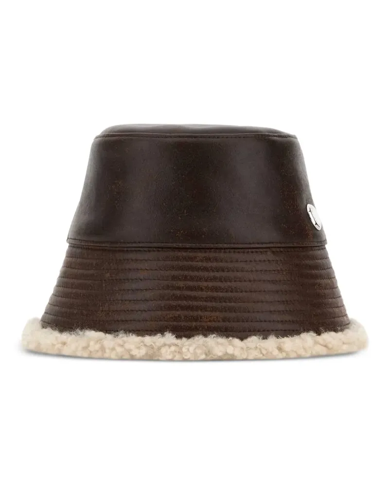 Stella McCartney Fischerhut mit Logo-Futter - Braun Braun