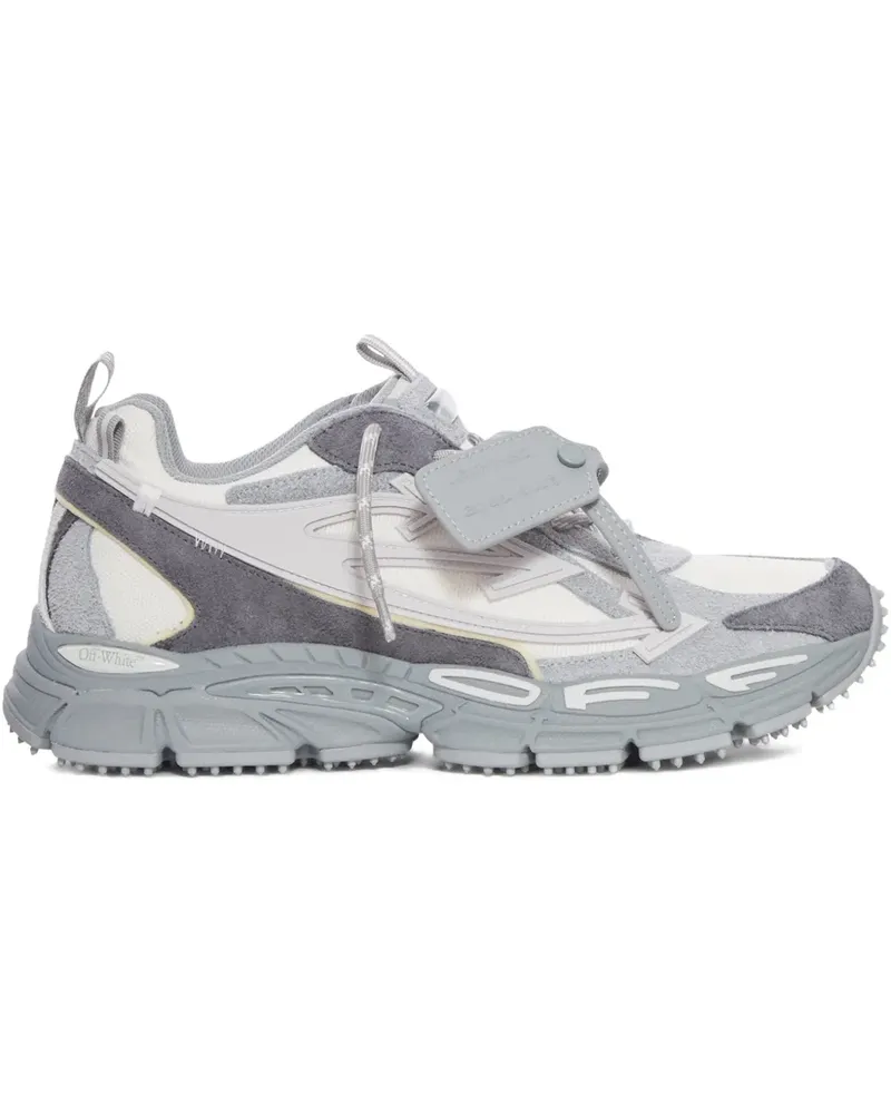OFF-WHITE suede design trainers - Grau Grau