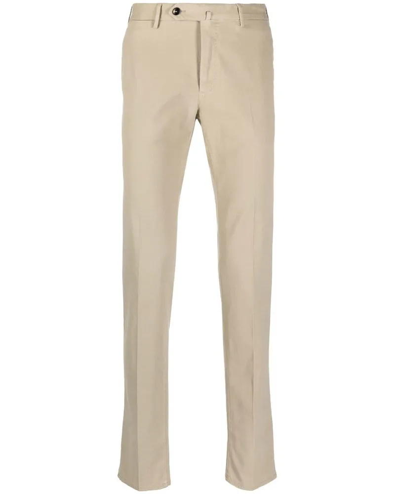 PT TORINO Halbhohe Tapered-Chino - Nude Nude