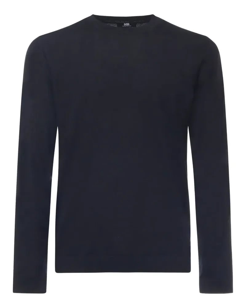Alpha Studio Pullover mit Rundhalsausschnitt - Blau Blau