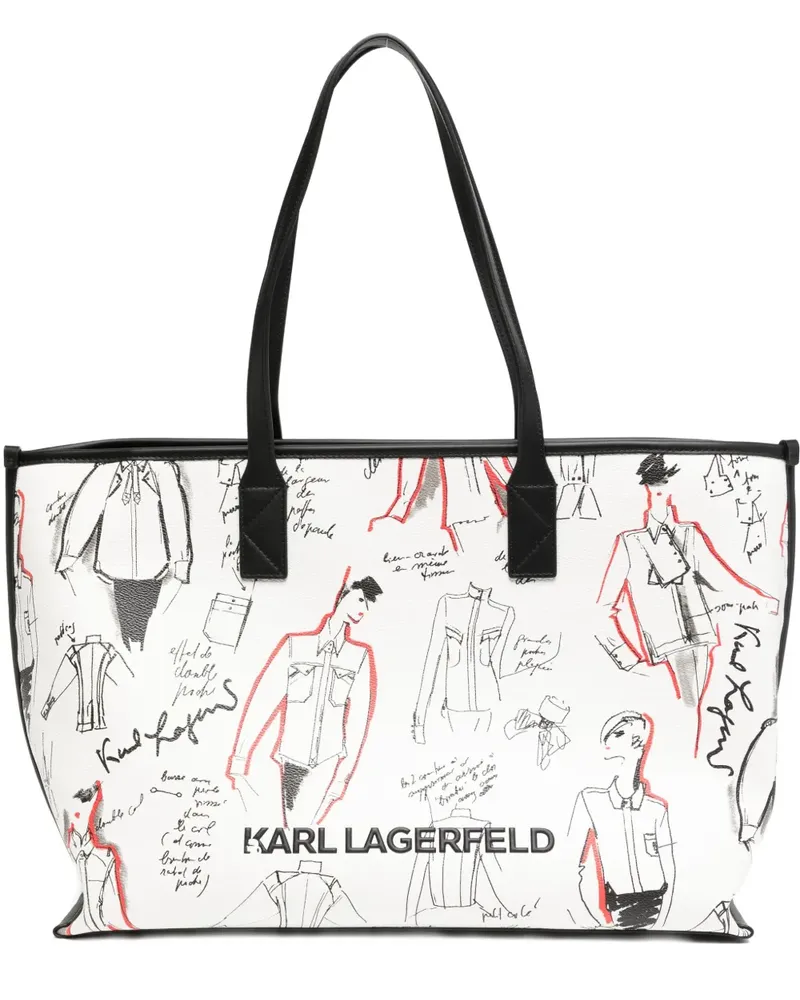 Karl Lagerfeld K/Karl Tote Bag - Weiß Weiß