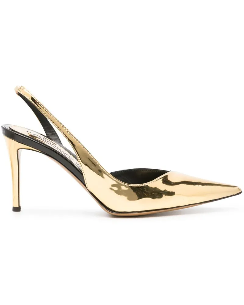 Alexandre Vauthier Metallic-Pumps 105mm Gold