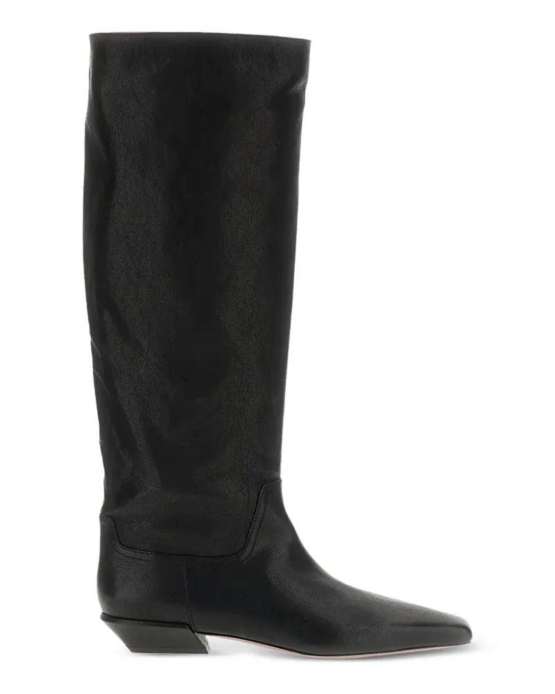 Paris Texas Spitze Bettina Tapered-Stiefel - Schwarz Schwarz