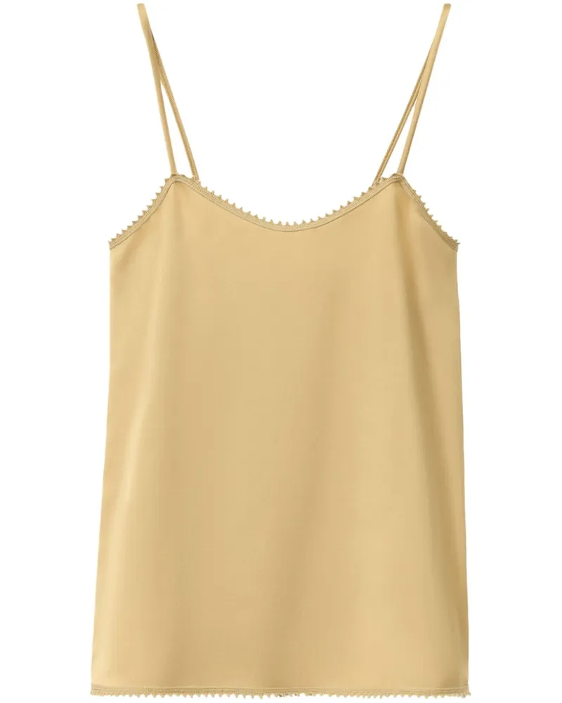 Fabiana Filippi Camisole-Top aus Satin - Gelb Gelb