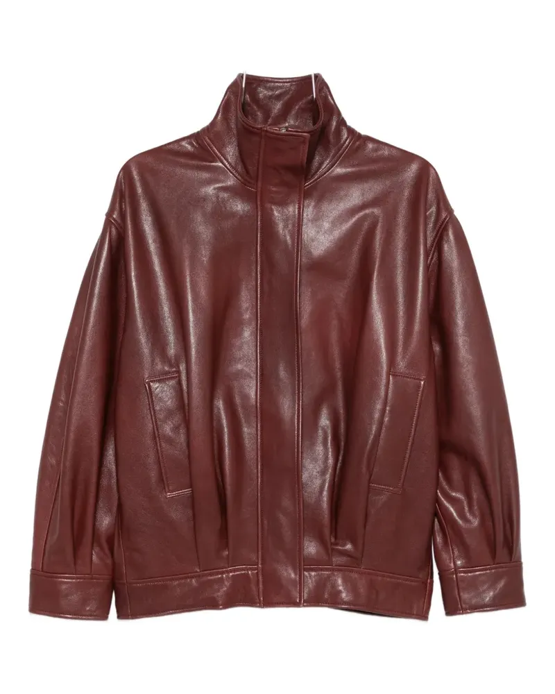 Arma Paula zip-up leather jacket - Rot Rot