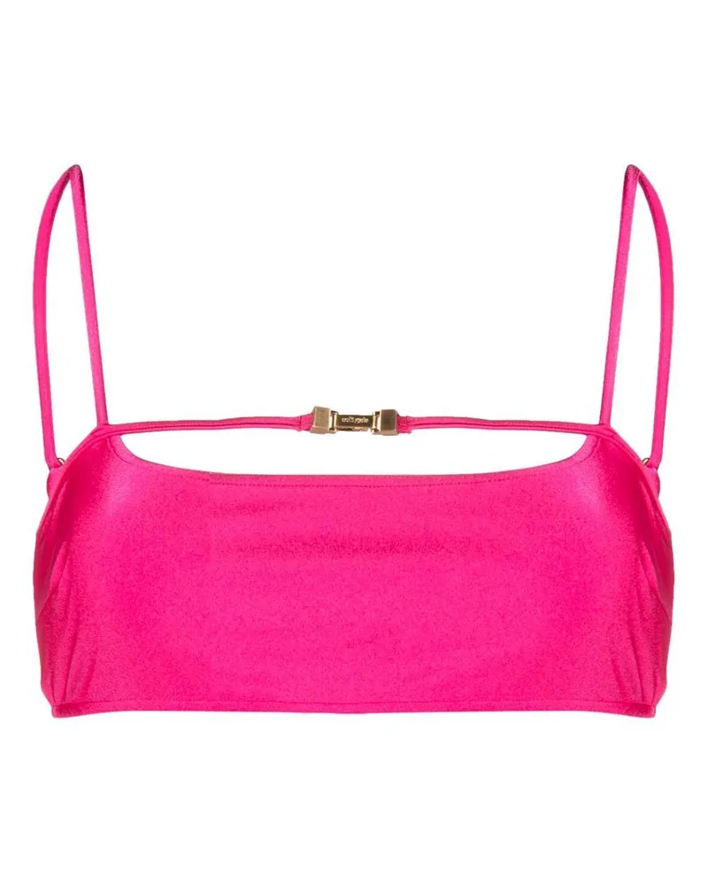 Cult Gaia Bikinioberteil mit Riemen - Rosa Rosa