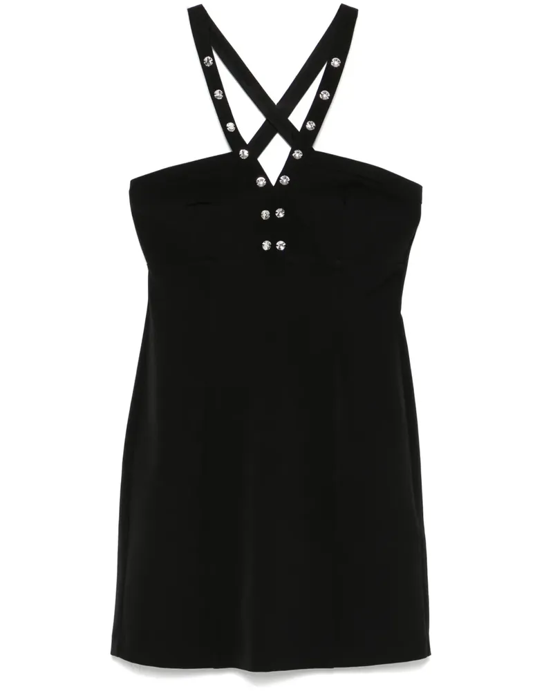 Liu Jo Minikleid mit Strass - Schwarz Schwarz